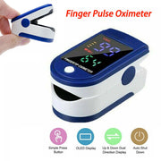 Finger Pulse Oximeter Blood Oxygen Saturation Meter SpO2 Heart Rate Monitor UK