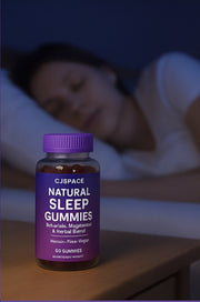CJSPACE Natural Sleep Gummies – Berberine, Magnesium & Herbal Calm Formula for Deep Rest and Relaxation